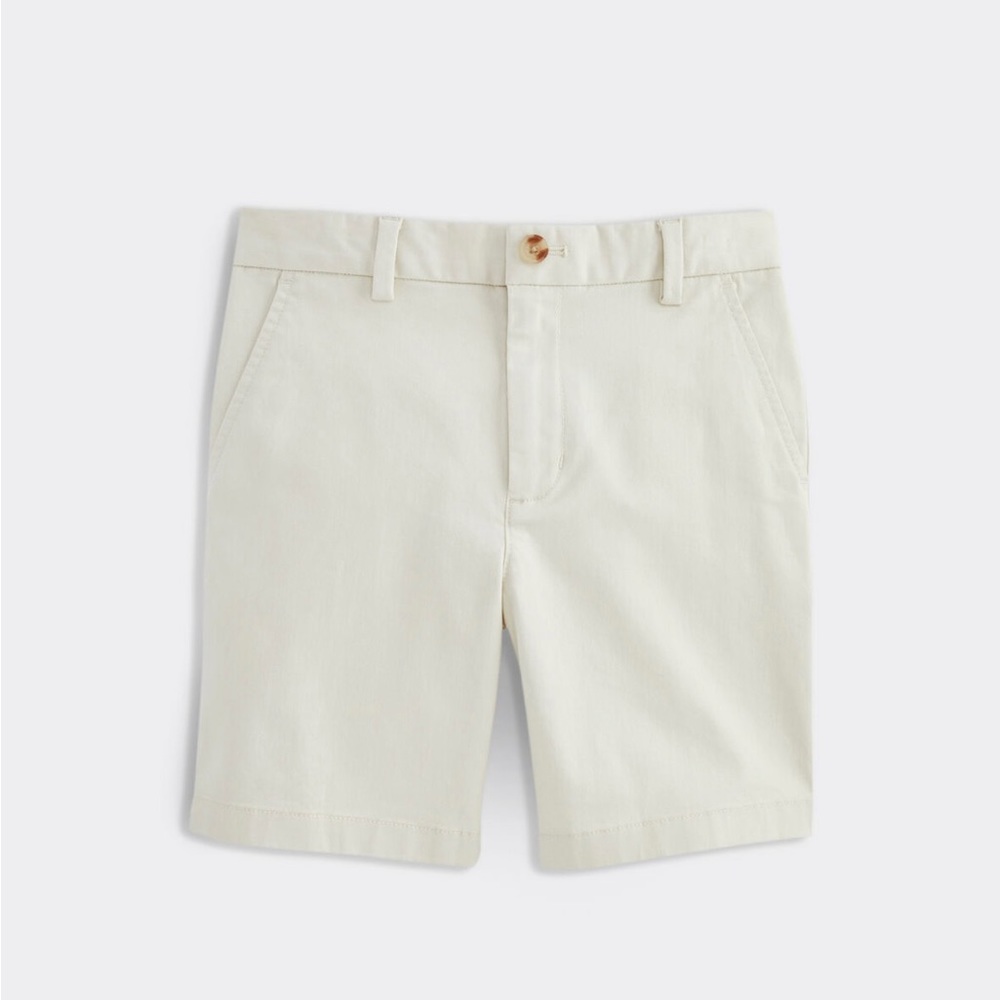 NWT Vineyard Vines Boys Stretch Breaker Shorts Stone Size 5